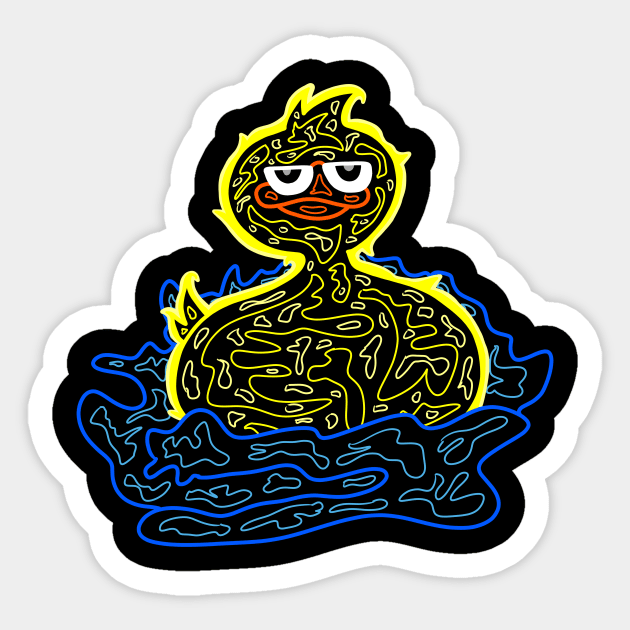 Da Rubber Ducky Sticker by mm92